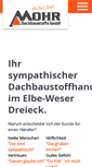 Mobile Screenshot of mohr-dachbaustoffe.de