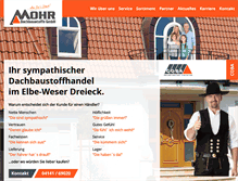 Tablet Screenshot of mohr-dachbaustoffe.de